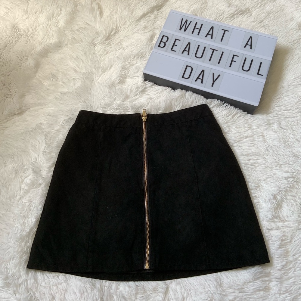 Black skirt.